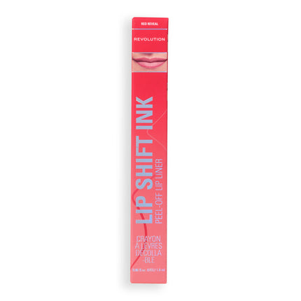 Revolution Lip Shift Ink Peel Off Lipliner Stain Red Reveal