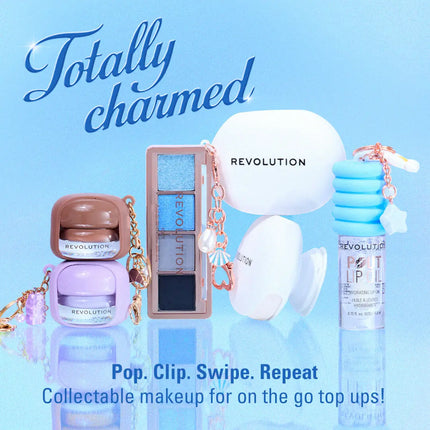 Revolution Pout Lip Oil Lychee Clear With Blue Charm