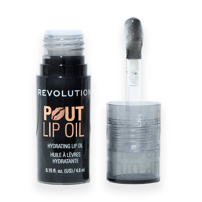 Revolution Pout Lip Oil Midnight Black