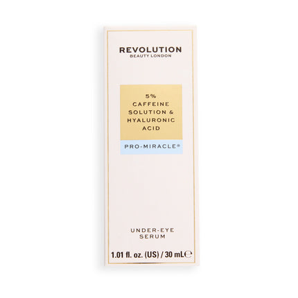 Revolution Pro Pro Miracle 5% Caffeine Solution & Hyaluronic Acid Under Eye Serum