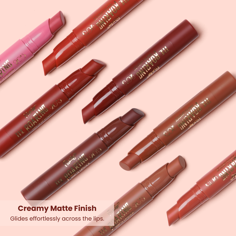 Rude Cosmetics Roaring 20's Matte Lipstick Lavish, matte lipstick in een diepe tint, foto 4 van 6