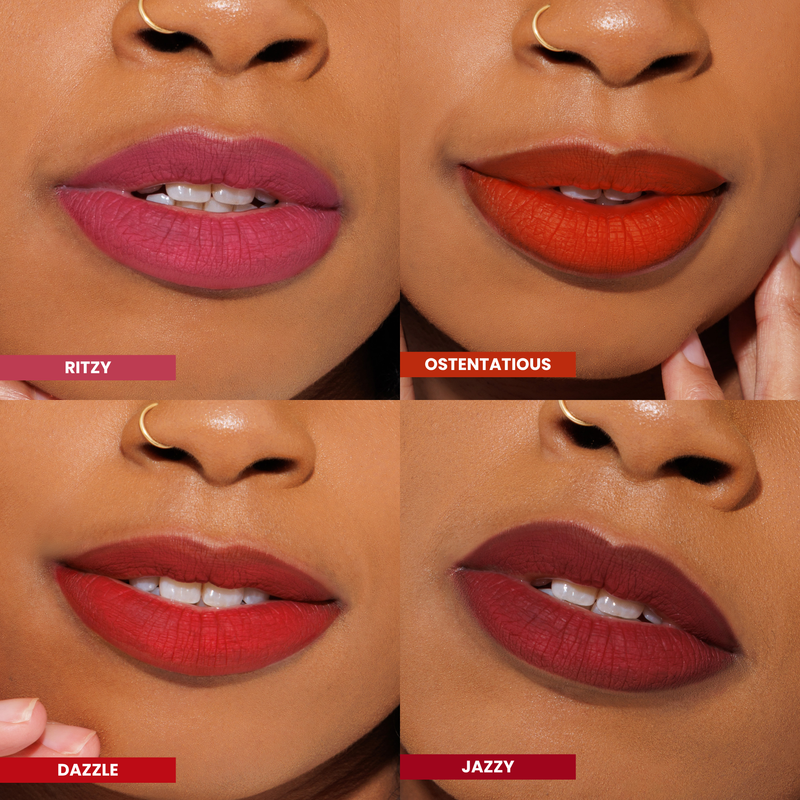 Rude Cosmetics Roaring 20's Matte Lipstick Ritzy, fluweelmatte lippenstift, foto 2 van 6