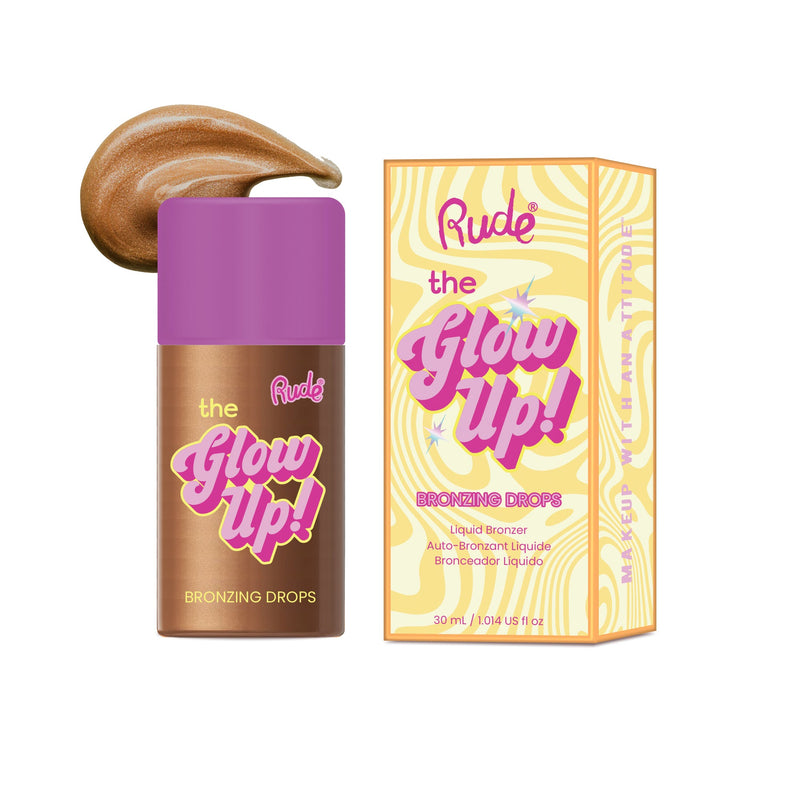 Rude Cosmetics The Glow Up! Bronzing Drops, vloeibare bronzer voor een sunkissed glow