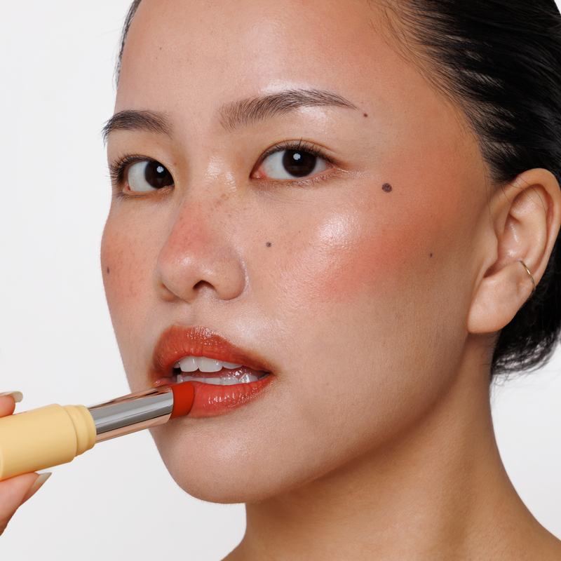 Rude Cosmetics The Glow Up! Glowing Lip Balm Lustre Bloom, hydraterende lipbalm, foto 2 van 9