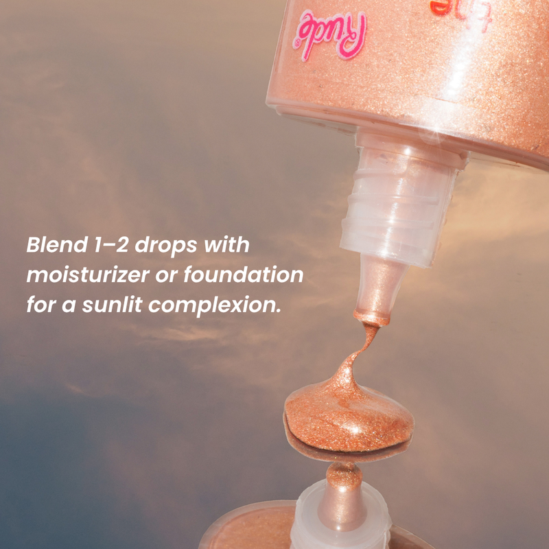 Rude Cosmetics The Glow Up! Illuminating Drops, vloeibare highlighter voor een stralende gloed, foto 3 van 9