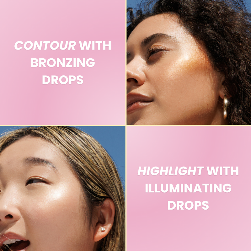 Rude Cosmetics The Glow Up! Illuminating Drops, vloeibare highlighter voor een stralende gloed, foto 4 van 9