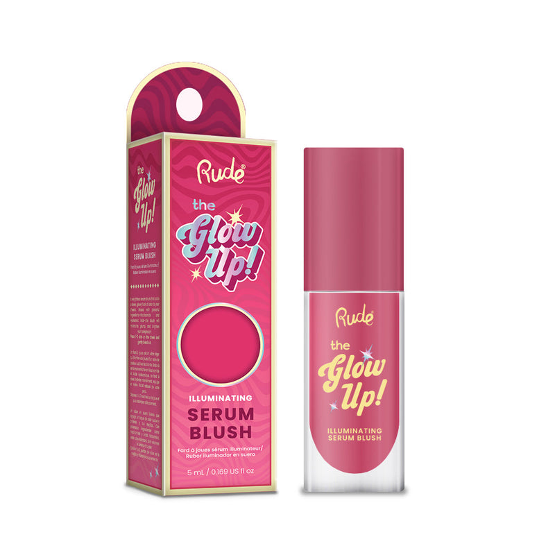 Rude Cosmetics The Glow Up! Illuminating Serum Blush Celestial Flush, vloeibare serum blush