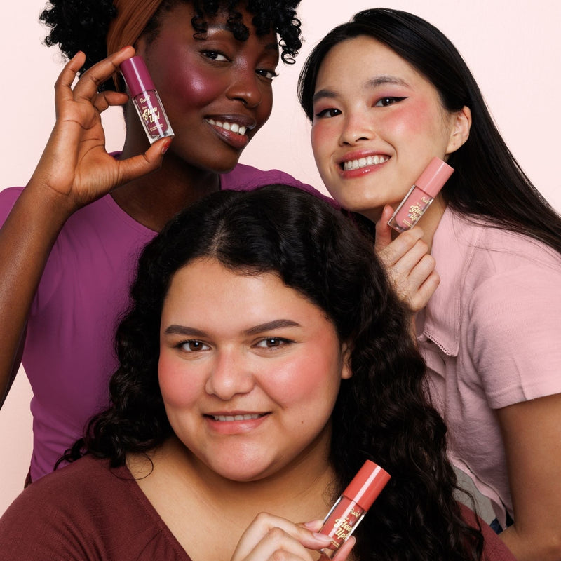 Rude Cosmetics The Glow Up! Illuminating Serum Blush Lunar Rose, vloeibare blush met serum textuur, foto 3 van 7