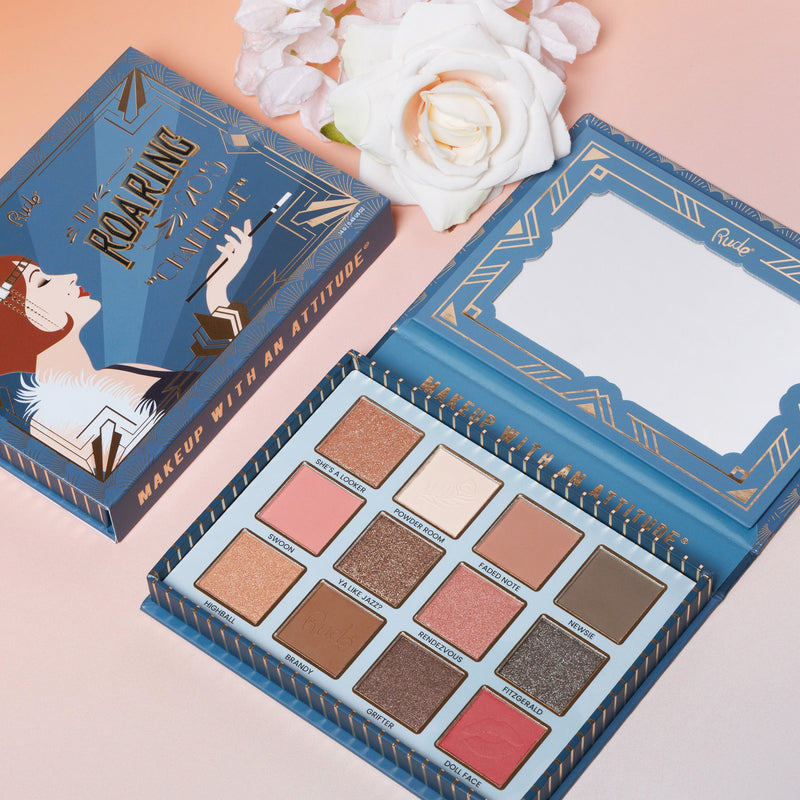 Rude Cosmetics The Roaring 20's 12 Color Palette Chanteuse, oogschaduwpalette met 12 tinten, foto 7 van 8