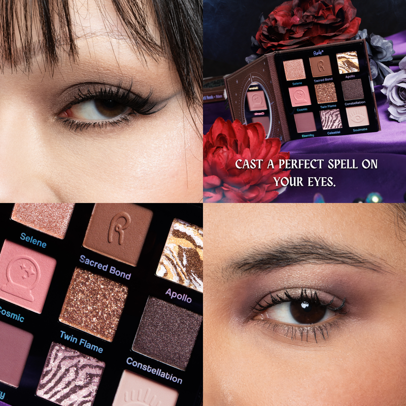 Rude Cosmetics The Spell Book Collection Palette Allure, oogschaduwpalette met diverse tinten, foto 3 van 8