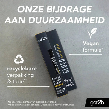 Schwarzkopf Got2b Glued Brows & Edges 2in1 Gel Waterproof