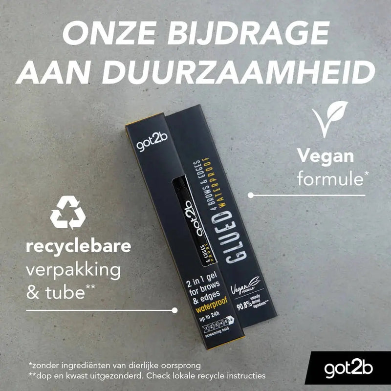 Schwarzkopf Got2b Glued Brows & Edges 2in1 Gel Waterproof
