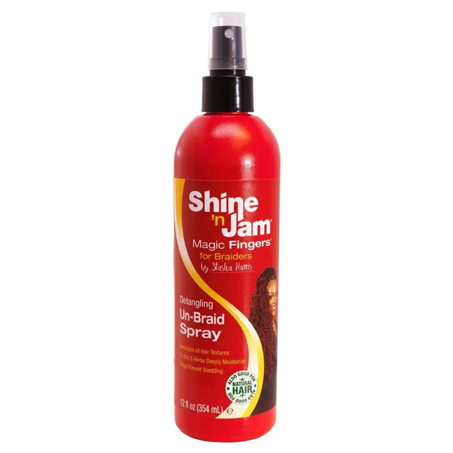Shine 'n Jam Magic Finger Unbraid Spray 12oz
