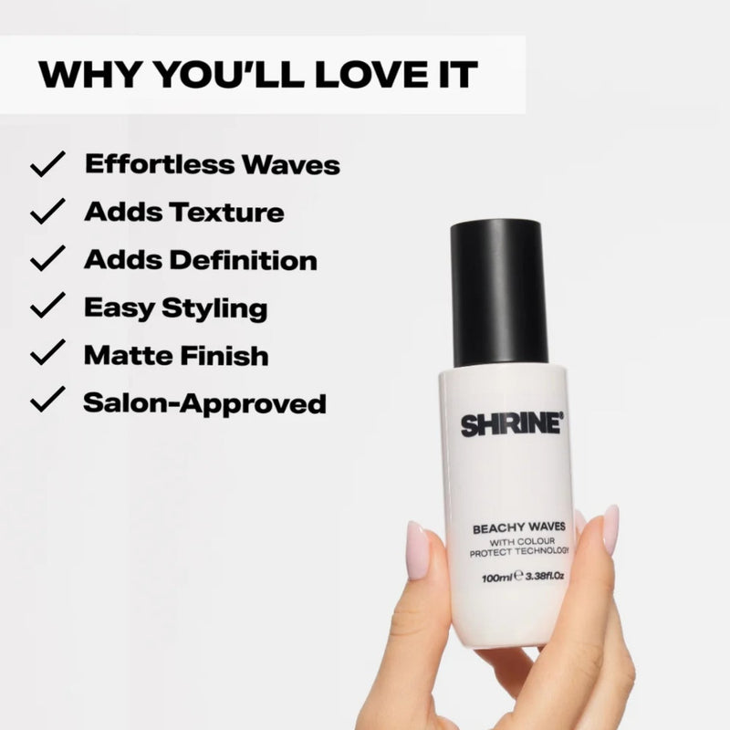 Shrine Beachy Waves Spray, lichtgewicht textuurspray voor beachy golven, foto 4 van 7