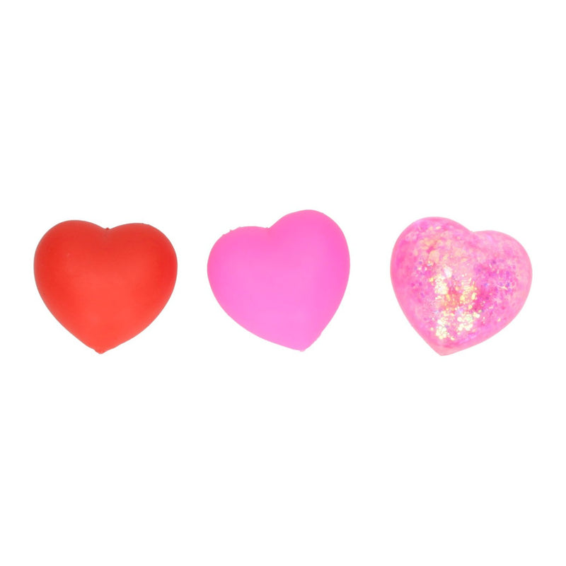 Heart Squishy 3 Pack van Boozyshop, zachte squishy om in te knijpen