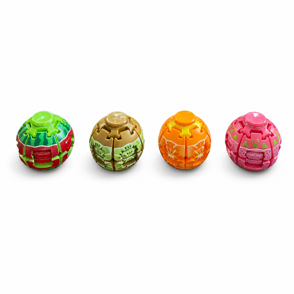 Squishy Mystery Fidget Spinner Ball Fruit