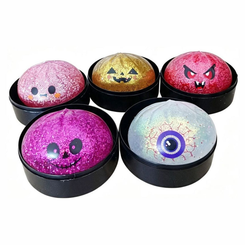 Squishy Mystery Halloween Glitter Dumpling Squishy, mystery squishy met glitter