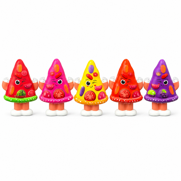 Mystery Pizza Foam Squishy van Boozyshop, mystery squishy, uitvoering is een verrassing