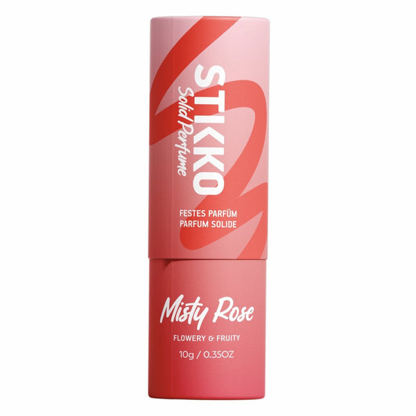 Stikko Solid Perfume Misty Rose, solid parfum in stickvorm met bloemige en fruitige geur