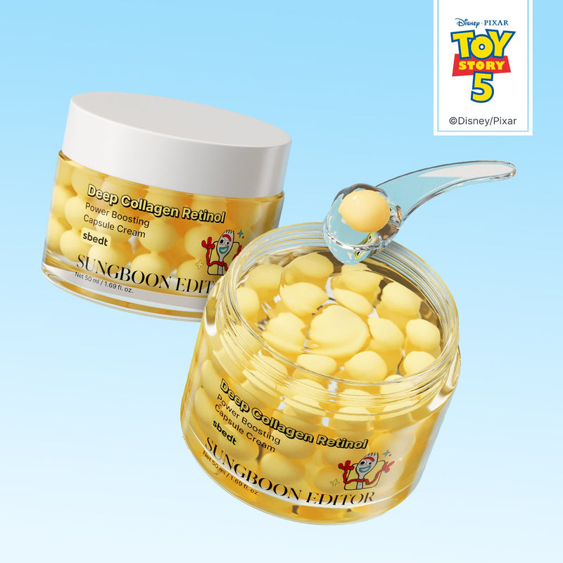 Sungboon Editor X Toy Story Deep Collagen Retinol Power Boosting Capsule Cream 8