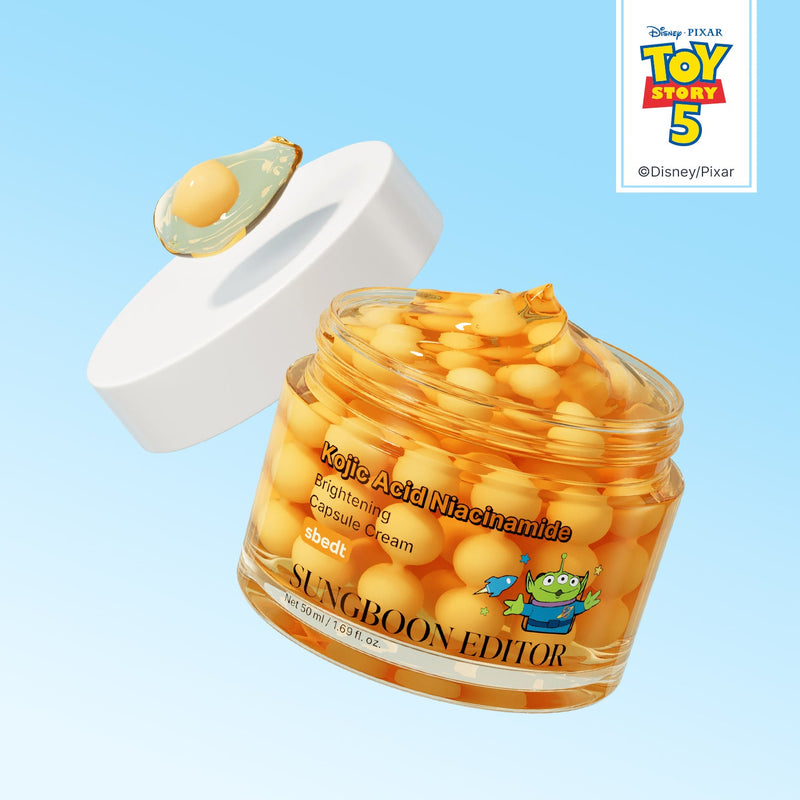 Sungboon Editor X Toy Story Kojic Acid Niacinamide Brightening Capsule Cream 9