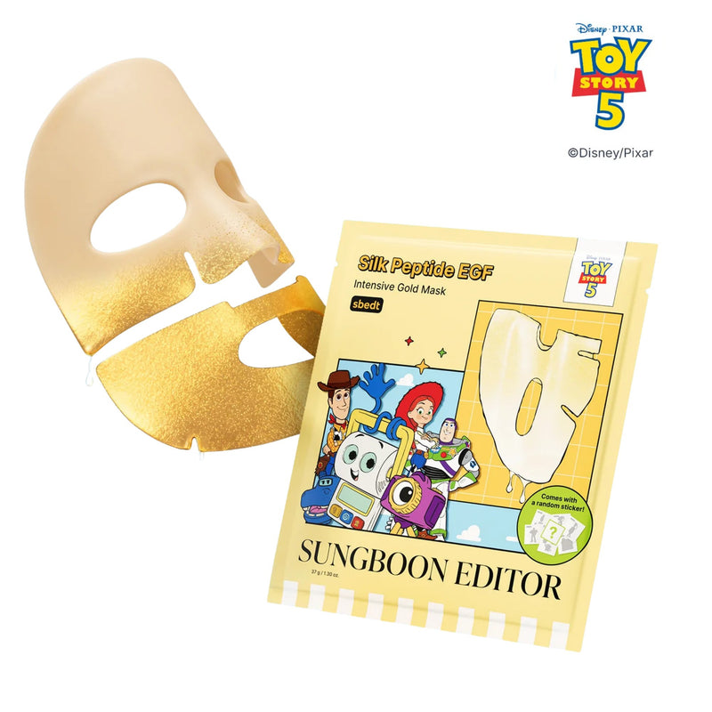 Sungboon Editor X Toy Story Silk Peptide Egf Gold Mask 1