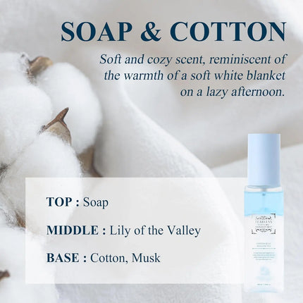 Teabless Cotton Blue Mallow Tea Perfume Hair & Body Mist