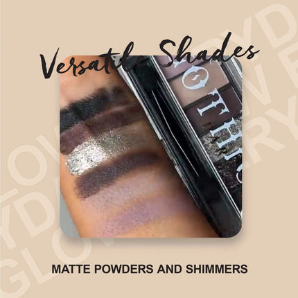 Technic Gothica Mini 6 Pan Eyeshadow Palette Darkside