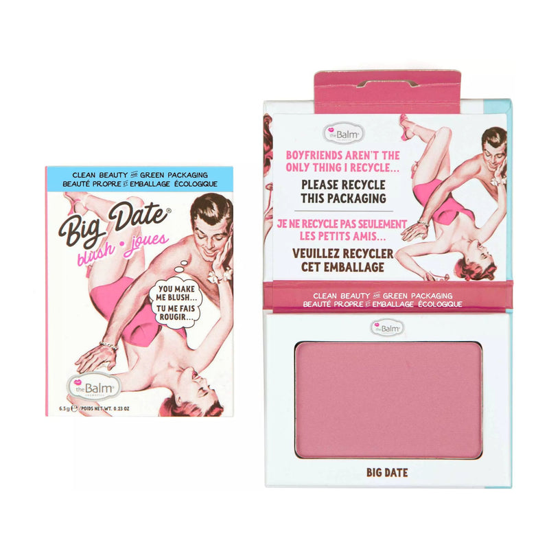 TheBalm Blush Big Date, blush met een roze tint