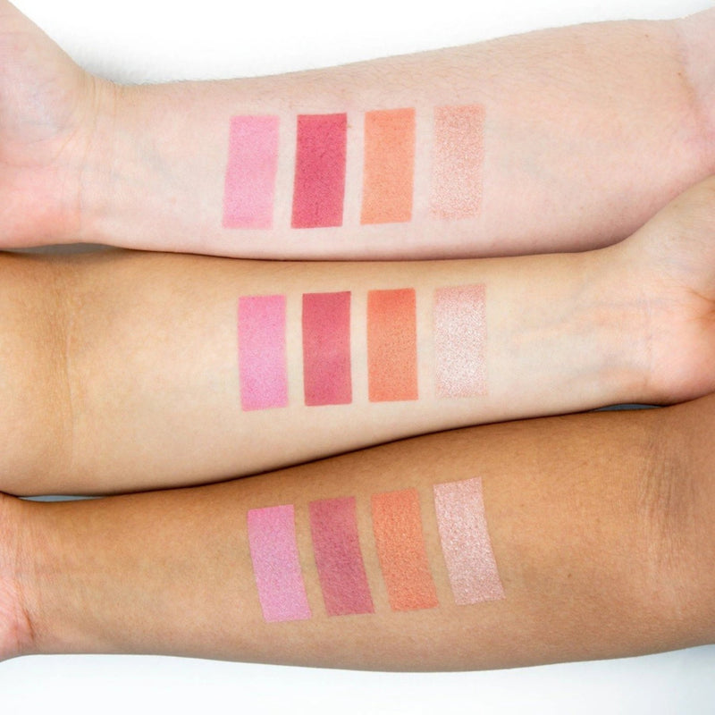 TheBalm Blush Quad Will Powder, palette met vier roze blush tinten