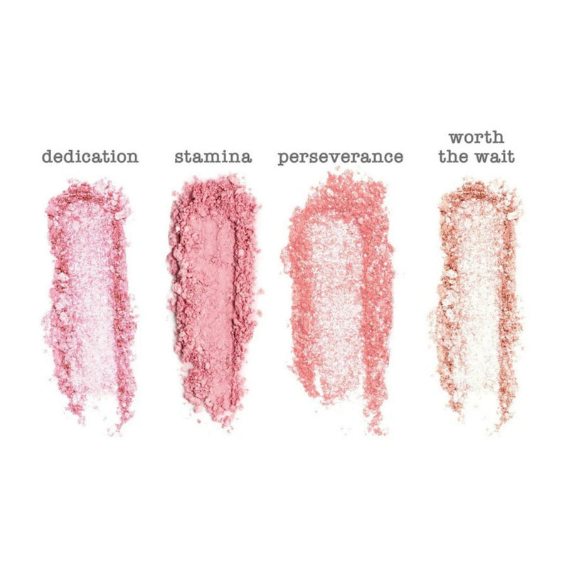TheBalm Blush Quad Will Powder, palette met vier roze blush tinten