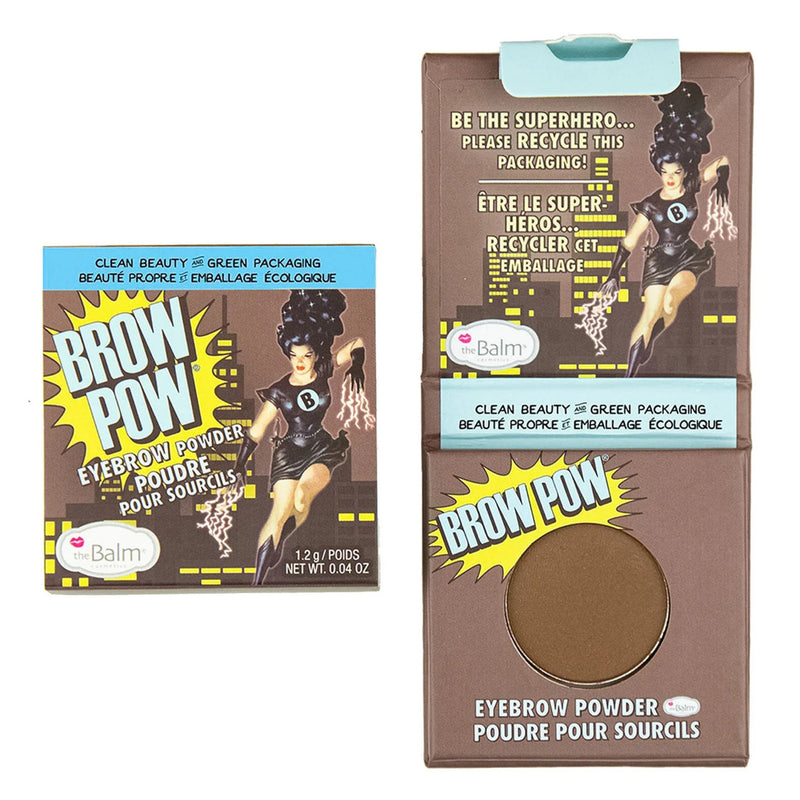 TheBalm Eyebrow Powder Brow Pow Light Brown, wenkbrauwpoeder in de kleur Light Brown