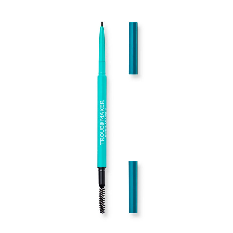 Trouble Maker Define Anarchy Micro Brow Pencil Soft Black, ultradun wenkbrauwpotlood
