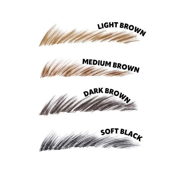 Trouble Maker Fluffer Brow Brush Natural Brow Pen Soft Black voor volle wenkbrauwen, foto 2 van 3