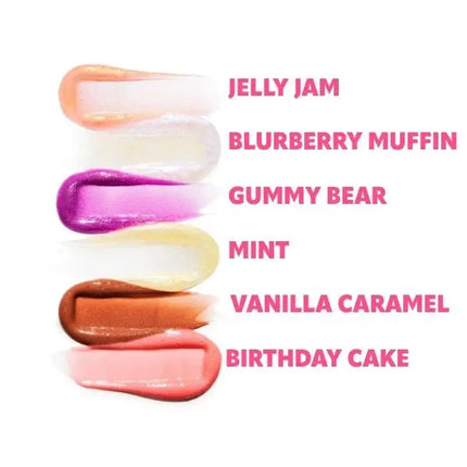 Trouble Maker Peculiar Peptide Shimmer Lip Balm Birthday Cake Pink