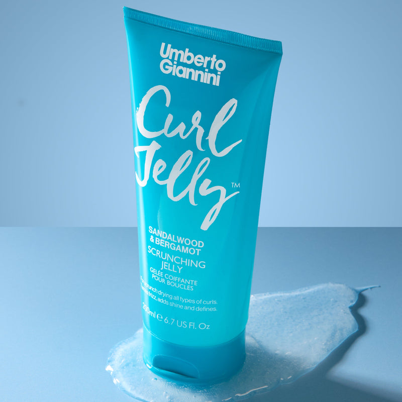 Umberto Giannini Curl Jelly Sandalwood & Bergamot Scrunching Jelly, kruldefinerende gel, foto 4 van 8