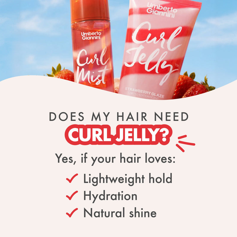 Umberto Giannini Curl Mist Limited Edition Strawberry Glaze, hydraterende styling spray voor krullen, foto 5 van 8