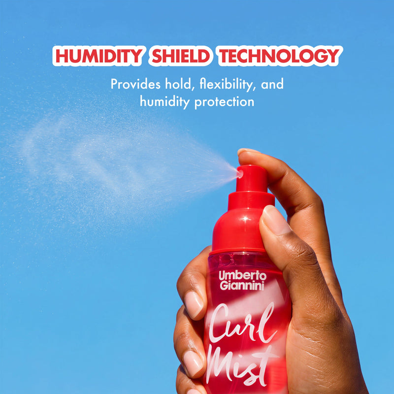 Umberto Giannini Curl Mist Limited Edition Strawberry Glaze, hydraterende styling spray voor krullen, foto 6 van 8