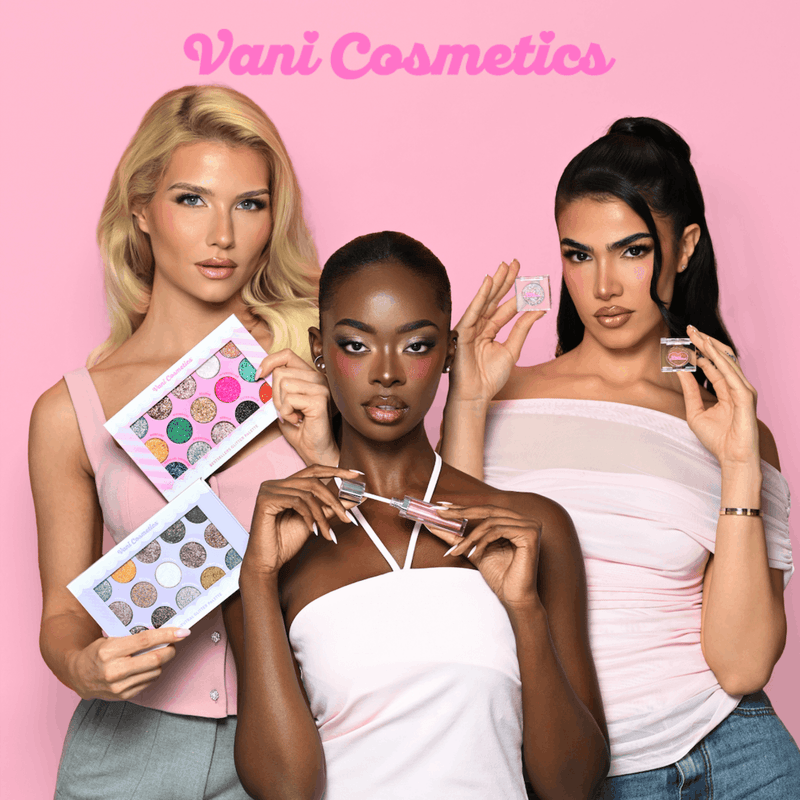 Vani Cosmetics Bestsellers Glitter Palette, oogschaduw met 18 glitters, foto 7 van 7
