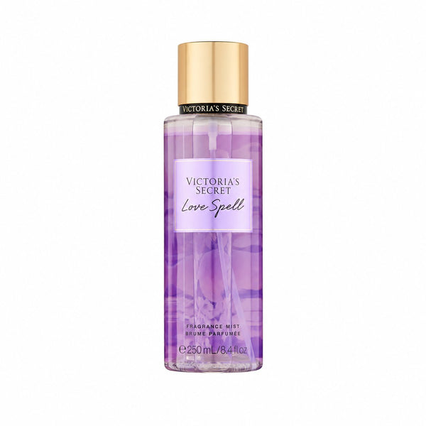 Victoria's Secret Love Spell Fragrance Body Mist, lichaamsgeur met bloemige en fruitige noten