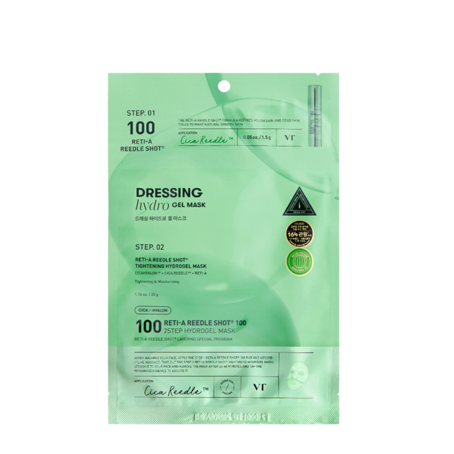 VT Cosmetics Reti-A Reedle Shot 100 2Step Hydrogel Mask