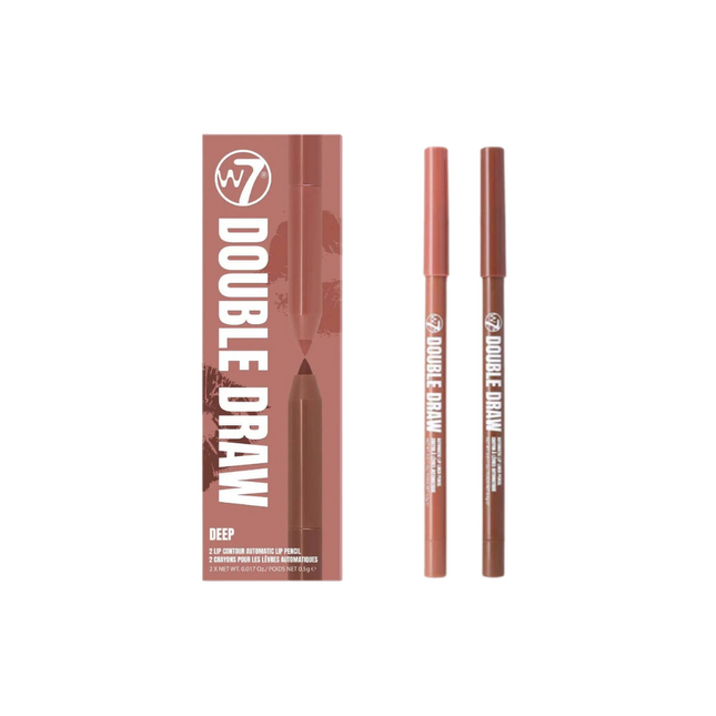 W7 Cosmetics Double Draw Automatic Lip Liner Pencil Deep