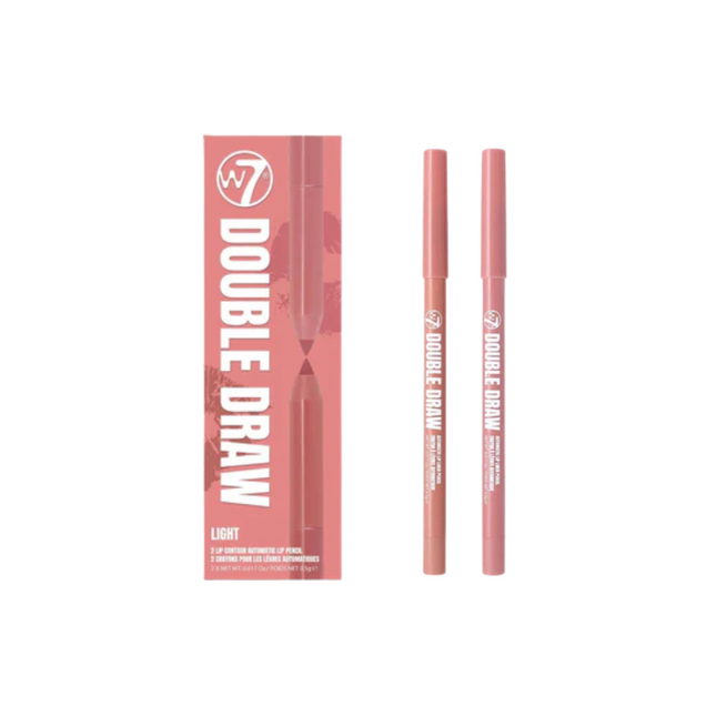 W7 Cosmetics Double Draw Automatic Lip Liner Pencil Light