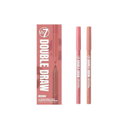 W7 Cosmetics Double Draw Automatic Lip Liner Pencil Medium