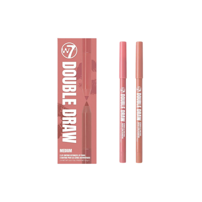 W7 Cosmetics Double Draw Automatic Lip Liner Pencil Medium