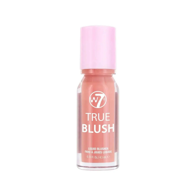 W7 Cosmetics True Blush Dewy Liquid Blusher Pink Smoke