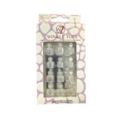 W7 Cosmetics Twinkle Toes False Toe Nails Moon Beam