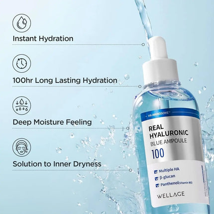 Wellage Real Hyaluronic Blue 100 Ampoule