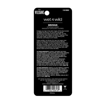 Wet n Wild Villains Devious Dual-Ended Lip Scrub and Mask