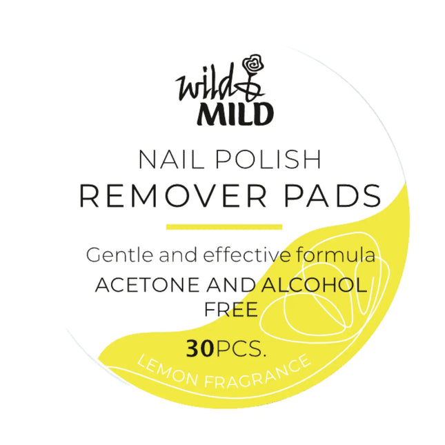 Wild & Mild Acetone-free Nail Polish Remover Pads Citrus